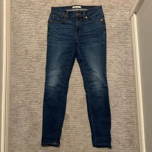 Madewell 9” high-rise skinny jeans size 26